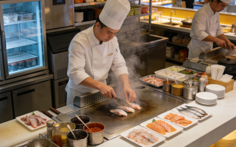 商场 “小餐漂亮饭” 爆红，水产后厨的效率化运营与损耗管控技巧